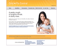 Tablet Screenshot of coldandflucentral.com